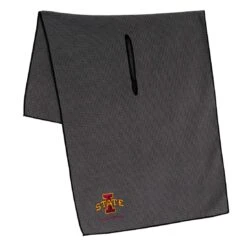 Team Effort NCAA 19 X 41 Grey Microfiber Towel -Silver Putters te 11mtg iowa state cyclones 1