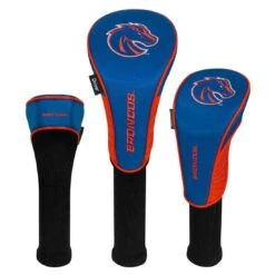 Team Effort NCAA Set Of 3 Headcovers -Silver Putters te 135h3 boise state broncos 1