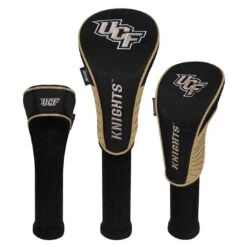 Team Effort NCAA Set Of 3 Headcovers -Silver Putters te 140h3 central florida knights 1