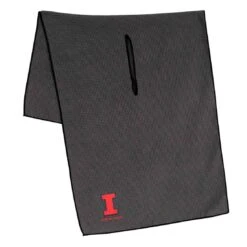 Team Effort NCAA 19 X 41 Grey Microfiber Towel -Silver Putters te 59mtg illinois fighting illini 1