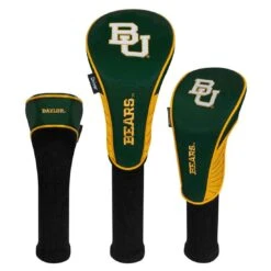 Team Effort NCAA Set Of 3 Headcovers -Silver Putters te 95h3 baylor bears 1