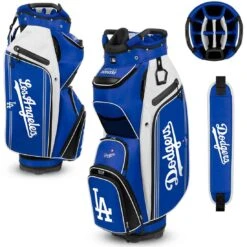 Team Effort MLB Bucket III Cooler Cart Bag -Silver Putters team effort mlb bucket 3 cooler cart bag los angeles dodgers itempicture