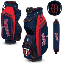 Team Effort MLB Bucket III Cooler Cart Bag -Silver Putters team effort mlb bucket 3 cooler cart bag minnesota twins itempicture