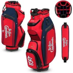 Team Effort MLB Bucket III Cooler Cart Bag -Silver Putters team effort mlb bucket 3 cooler cart bag st louis cardinals itempicture