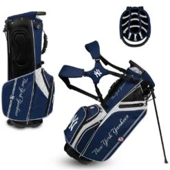Team Effort MLB Caddie Carry Hybrid Bag 16 Team Effort MLB Caddie Carry Hybrid Bag -Silver Putters team effort mlb caddie carry hybrid bag new york yankees itempicture