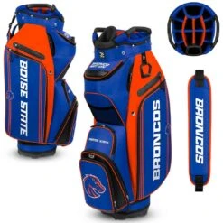 Team Effort NCAA Bucket III Cooler Cart Bag -Silver Putters team effort ncaa bucket 3 cooler cart bag boise state broncos itempicture