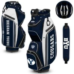 Team Effort NCAA Bucket III Cooler Cart Bag -Silver Putters team effort ncaa bucket 3 cooler cart bag brigham young cougars itempicture