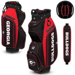 Team Effort NCAA Bucket III Cooler Cart Bag -Silver Putters team effort ncaa bucket 3 cooler cart bag georgia bulldogs itempicture