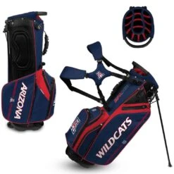 Team Effort NCAA Caddie Carry Hybrid Bag 24 Team Effort NCAA Caddie Carry Hybrid Bag -Silver Putters team effort ncaa caddie carry hybrid bag arizona wildcats itempicture