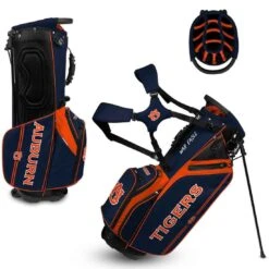 Team Effort NCAA Caddie Carry Hybrid Bag 25 Team Effort NCAA Caddie Carry Hybrid Bag -Silver Putters team effort ncaa caddie carry hybrid bag auburn tigers itempicture