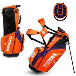 Team Effort NCAA Caddie Carry Hybrid Bag 26 Team Effort NCAA Caddie Carry Hybrid Bag -Silver Putters team effort ncaa caddie carry hybrid bag clemson tigers itempicture