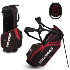 Team Effort NCAA Caddie Carry Hybrid Bag 29 Team Effort NCAA Caddie Carry Hybrid Bag -Silver Putters team effort ncaa caddie carry hybrid bag georgia bulldogs itempicture