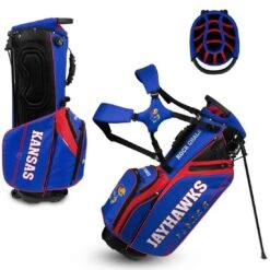 Team Effort NCAA Caddie Carry Hybrid Bag 32 Team Effort NCAA Caddie Carry Hybrid Bag -Silver Putters team effort ncaa caddie carry hybrid bag kansas jayhawks itempicture