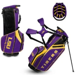 Team Effort NCAA Caddie Carry Hybrid Bag 34 Team Effort NCAA Caddie Carry Hybrid Bag -Silver Putters team effort ncaa caddie carry hybrid bag lsu tigers itempicture