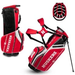 Team Effort NCAA Caddie Carry Hybrid Bag 38 Team Effort NCAA Caddie Carry Hybrid Bag -Silver Putters team effort ncaa caddie carry hybrid bag nebraska cornhuskers itempicture