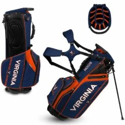 Team Effort NCAA Caddie Carry Hybrid Bag 41 Team Effort NCAA Caddie Carry Hybrid Bag -Silver Putters team effort ncaa caddie carry hybrid bag virginia cavaliers itempicture