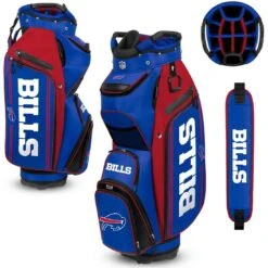 Team Effort NFL Bucket III Cooler Cart Bag 25 Team Effort NFL Bucket III Cooler Cart Bag -Silver Putters team effort nfl bucket 3 cooler cart bag buffalo bills itempicture
