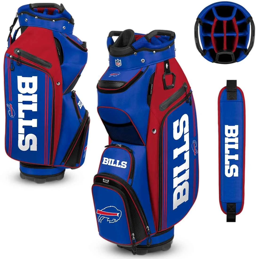 Team Effort NFL Bucket III Cooler Cart Bag 6 Team Effort NFL Bucket III Cooler Cart Bag - Image 4