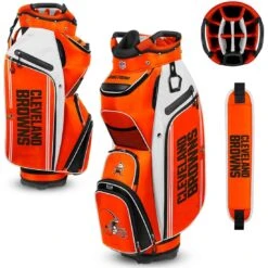 Team Effort NFL Bucket III Cooler Cart Bag 28 Team Effort NFL Bucket III Cooler Cart Bag -Silver Putters team effort nfl bucket 3 cooler cart bag cleveland browns itempicture