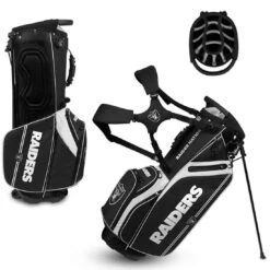 Team Effort NFL Caddie Carry Hybrid Bag -Silver Putters team effort nfl caddie carry hybrid bag las vegas raiders itempicture