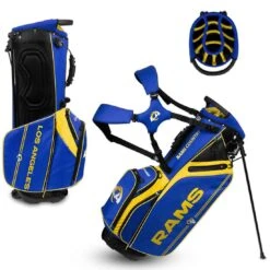 Team Effort NFL Caddie Carry Hybrid Bag -Silver Putters team effort nfl caddie carry hybrid bag los angeles rams itempicture