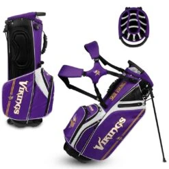 Team Effort NFL Caddie Carry Hybrid Bag -Silver Putters team effort nfl caddie carry hybrid bag minnesota vikings itempicture