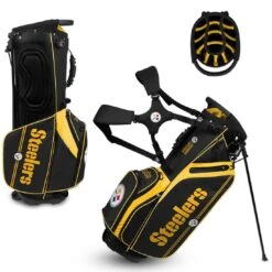 Team Effort NFL Caddie Carry Hybrid Bag -Silver Putters team effort nfl caddie carry hybrid bag pittsburgh steelers itempicture