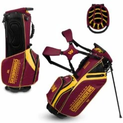 Team Effort NFL Caddie Carry Hybrid Bag -Silver Putters team effort nfl caddie carry hybrid bag washington commanders itempicture