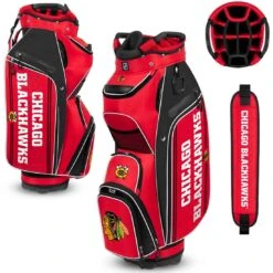 Team Effort NHL Bucket III Cooler Cart Bag 12 Team Effort NHL Bucket III Cooler Cart Bag -Silver Putters team effort nhl bucket 3 cooler cart bag chicago blackhawks itempicture