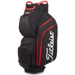 Titleist Cart 15 Cart Bag -Silver Putters titleist 2022 cart 15 cart bag black black red itempicture 1