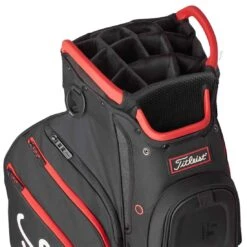 Titleist Cart 15 Cart Bag -Silver Putters titleist 2022 cart 15 cart bag black black red top itempicture 1