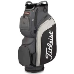 Titleist Cart 15 Cart Bag -Silver Putters titleist 2022 cart 15 cart bag charcoal black grey itempicture
