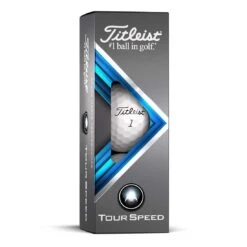 Titleist Tour Speed White Personalized Golf Balls -Silver Putters titleist 2022 tour speed white golf balls sleeve itempicture
