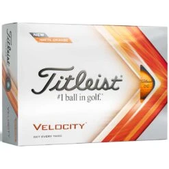 Titleist Velocity Matte Orange Golf Balls