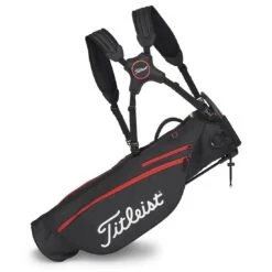 Titleist Premium Carry Bag -Silver Putters titleist 2023 premium carry bag black black red straps itempicture