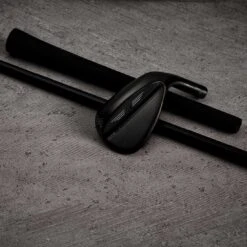 Titleist Vokey SM9 Jet Black Premium Wedge -Silver Putters titleist vokey sm9 premium jet black wedge studio3 itempicture