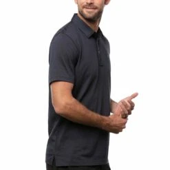 TravisMathew The Zinna Polo -Silver Putters travismathew 2023 the zinna polo vintage indigo side itempicture