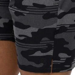 TravisMathew Leader Board Active Shorts -Silver Putters travismathew leader board active shorts black logo itempicture