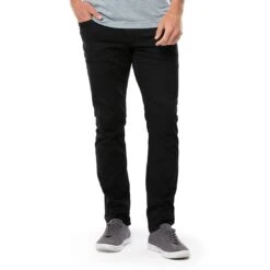 TravisMathew Legacy Jeans -Silver Putters travismathew legacy jeans black front itempicture