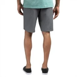 TravisMathew Starnes Shorts -Silver Putters travismathew starnes shorts quiet shade back itempicture