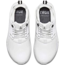 TRUE Linkswear Original 1.2 Golf Shoes White -Silver Putters true linkswear original 1 2 golf shoes white top itempicture
