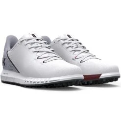 Under Armour HOVR Drive SL Golf Shoes White/Grey -Silver Putters under armour hovr drive sl golf shoes white grey pair itempicture
