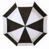 BagBoy Telescopic Wind Vent Umbrella -Silver Putters wind umbrella white black